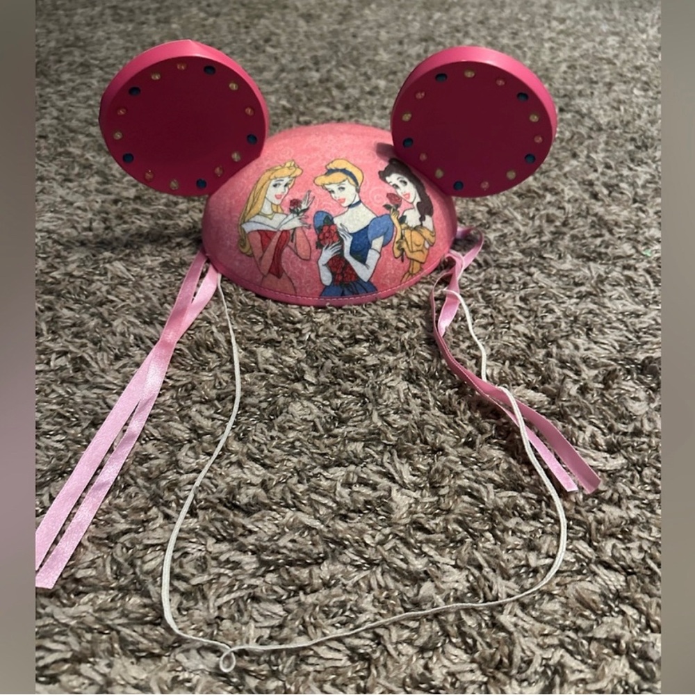 Vintage kids Disney princess mouse hat